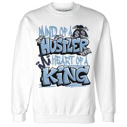 First In Flight 1s Sweatshirt Match Hustler Heart King - NastyJamz