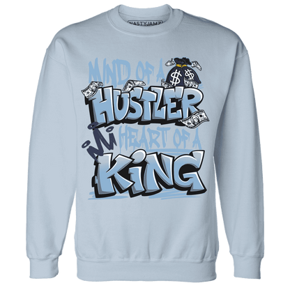 First In Flight 1s Sweatshirt Match Hustler Heart King - NastyJamz