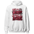 High 85 Metallic Burgundy 1s Hoodie Match Hustler Heart King - NastyJamz
