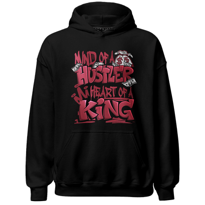 High 85 Metallic Burgundy 1s Hoodie Match Hustler Heart King - NastyJamz