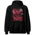High 85 Metallic Burgundy 1s Hoodie Match Hustler Heart King - NastyJamz