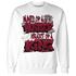 High White Team Red 1s Sweatshirt Match Hustler Heart King - NastyJamz