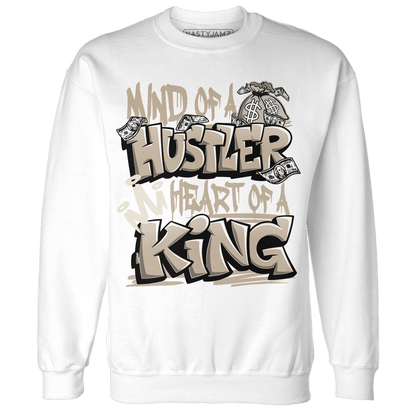 Latte 1s Sweatshirt Match Hustler Heart King - NastyJamz