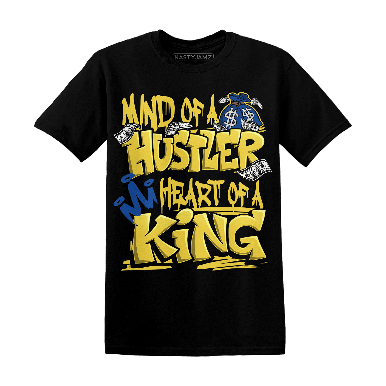 Low OG Canary TVSC 1s T Shirt Match Hustler Heart King - NastyJamz
