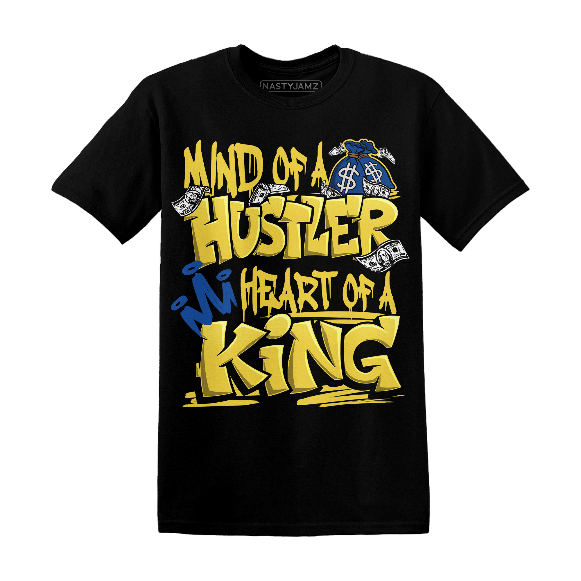 Low OG Canary TVSC 1s T Shirt Match Hustler Heart King - NastyJamz