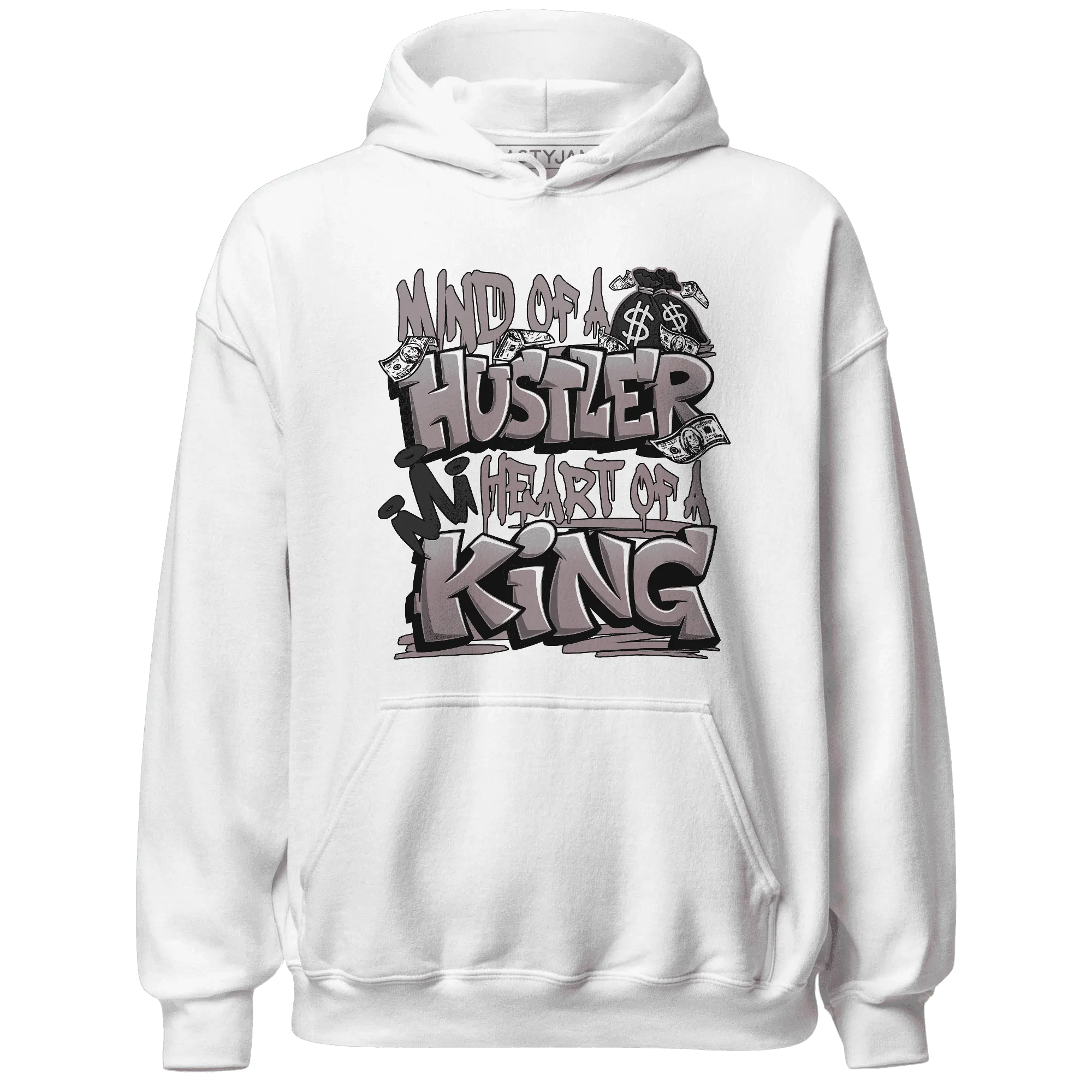 NastyJamz-Black-Violet-Ore-3s-Hoodie-Match-Hustler-Heart-King