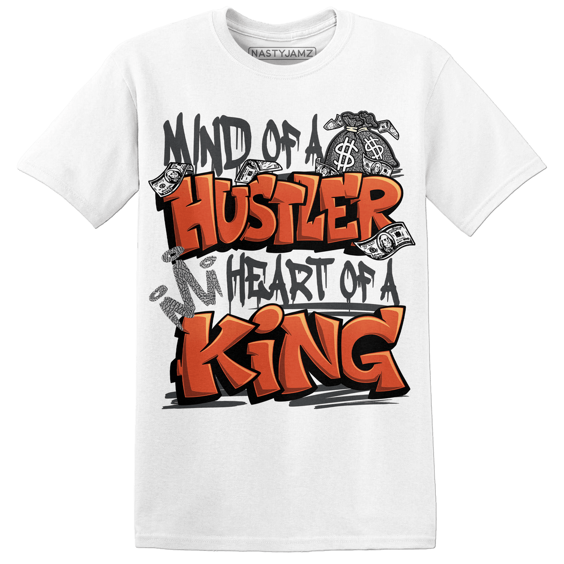 Georgia Peach 3s T Shirt Match Hustler Heart King - NastyJamz