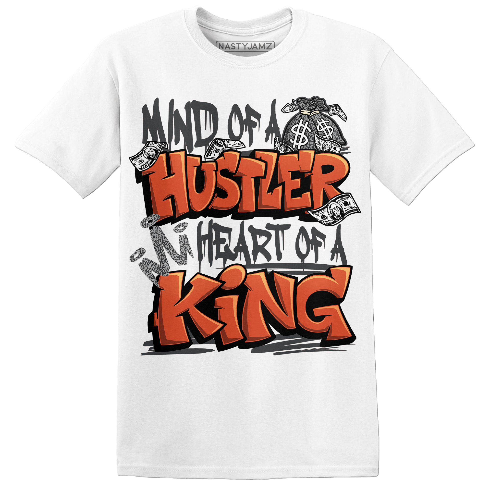 Georgia Peach 3s T Shirt Match Hustler Heart King - NastyJamz