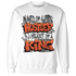 Georgia Peach 3s Sweatshirt Match Hustler Heart King - NastyJamz