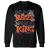 Georgia Peach 3s Sweatshirt Match Hustler Heart King - NastyJamz