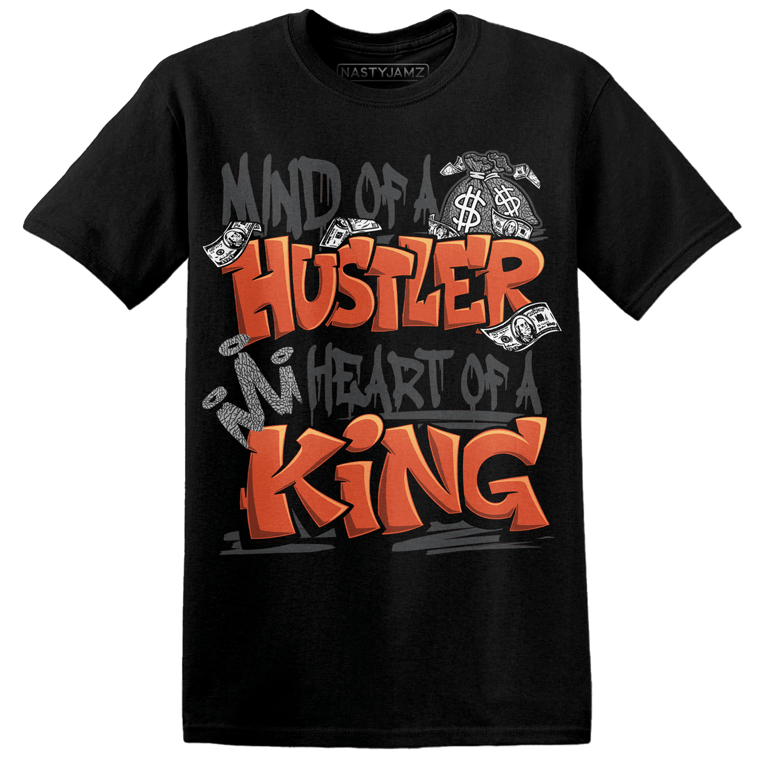 Georgia Peach 3s T Shirt Match Hustler Heart King - NastyJamz