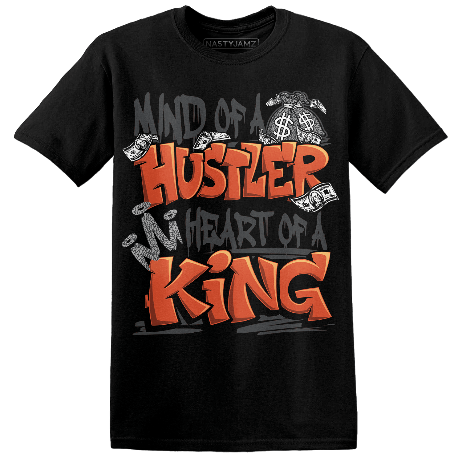 Georgia Peach 3s T Shirt Match Hustler Heart King - NastyJamz
