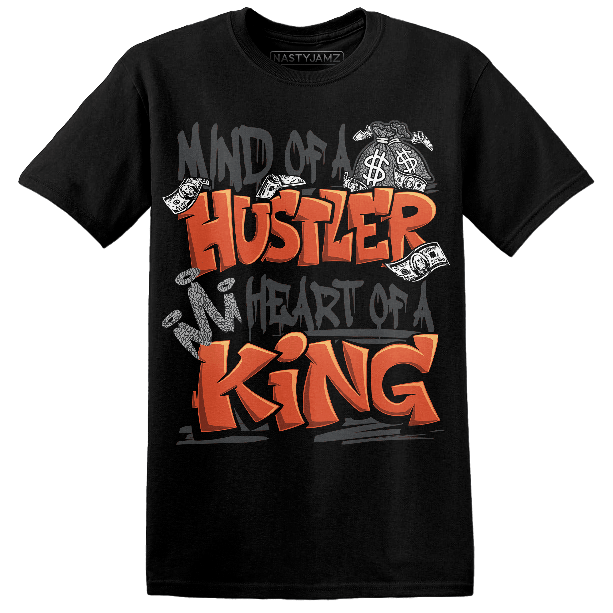 Georgia Peach 3s T Shirt Match Hustler Heart King - NastyJamz