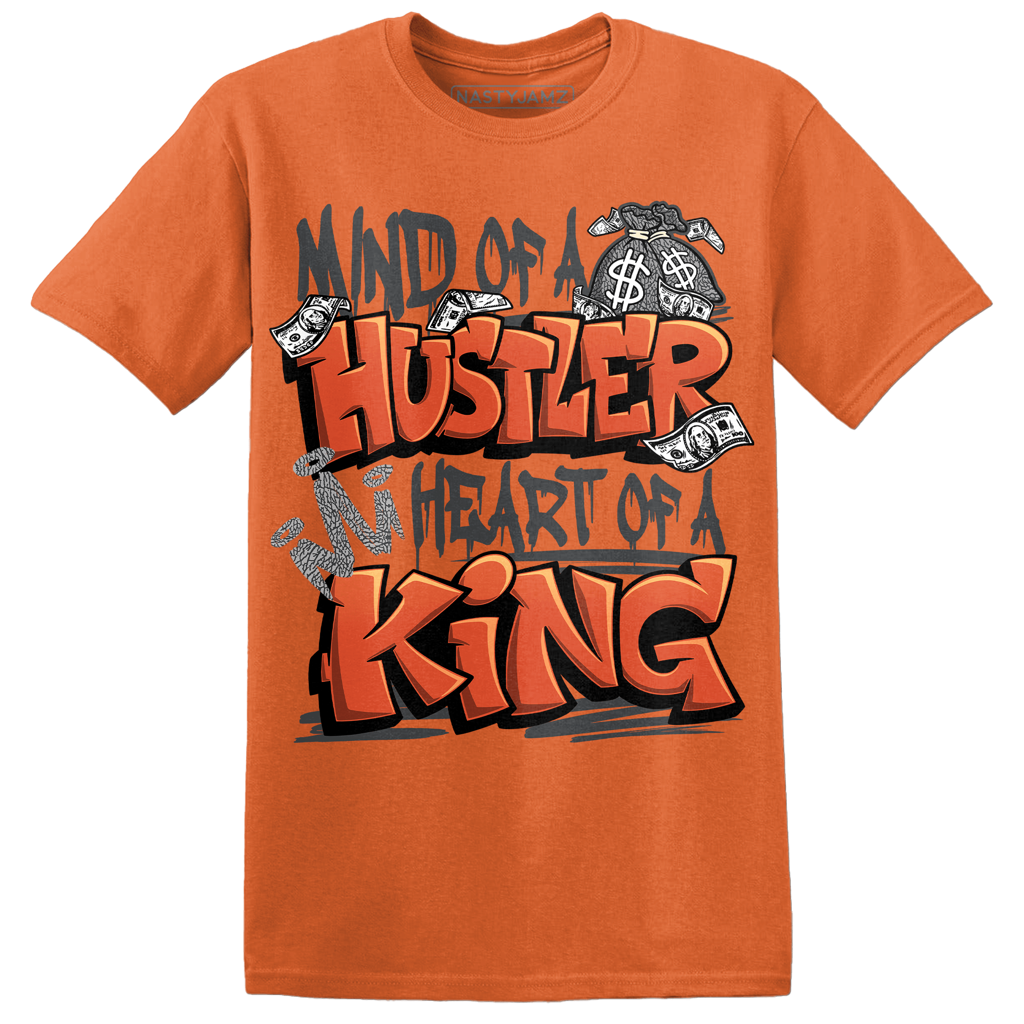 Georgia Peach 3s T Shirt Match Hustler Heart King - NastyJamz