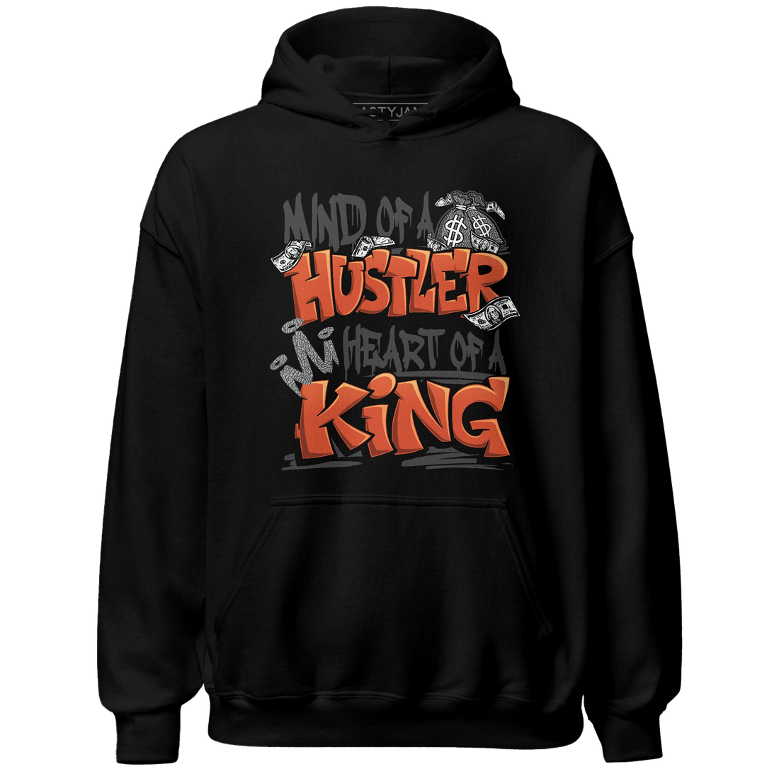 Georgia Peach 3s Hoodie Match Hustler Heart King - NastyJamz