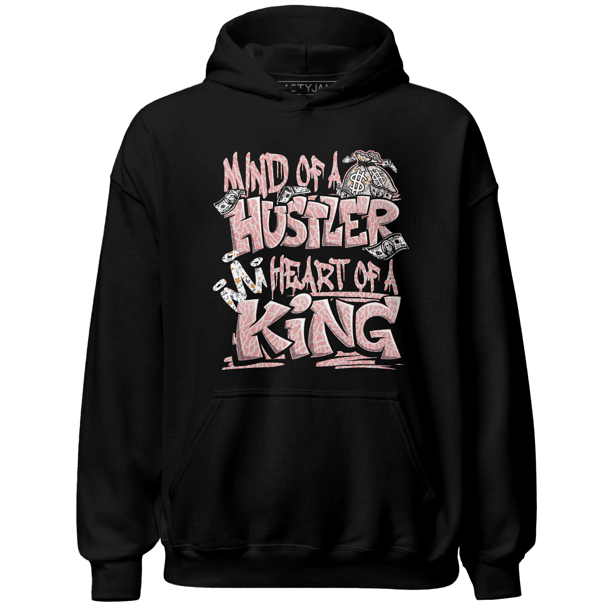 Red Stardust 3s Hoodie Match Hustler Heart King - NastyJamz