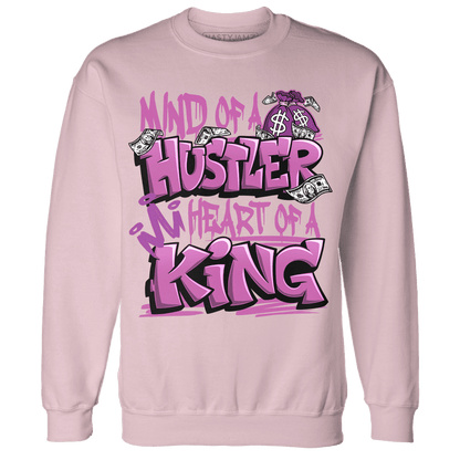 GS Hyper Violet 4s Sweatshirt Match Hustler Heart King - NastyJamz