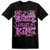 GS Hyper Violet 4s T Shirt Match Hustler Heart King - NastyJamz