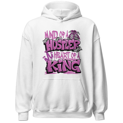 GS Hyper Violet 4s Hoodie Match Hustler Heart King - NastyJamz