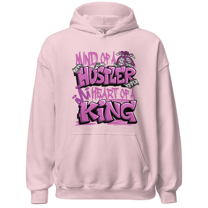GS Hyper Violet 4s Hoodie Match Hustler Heart King - NastyJamz
