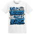 Industrial Blue 4s T Shirt Match Hustler Heart King - NastyJamz