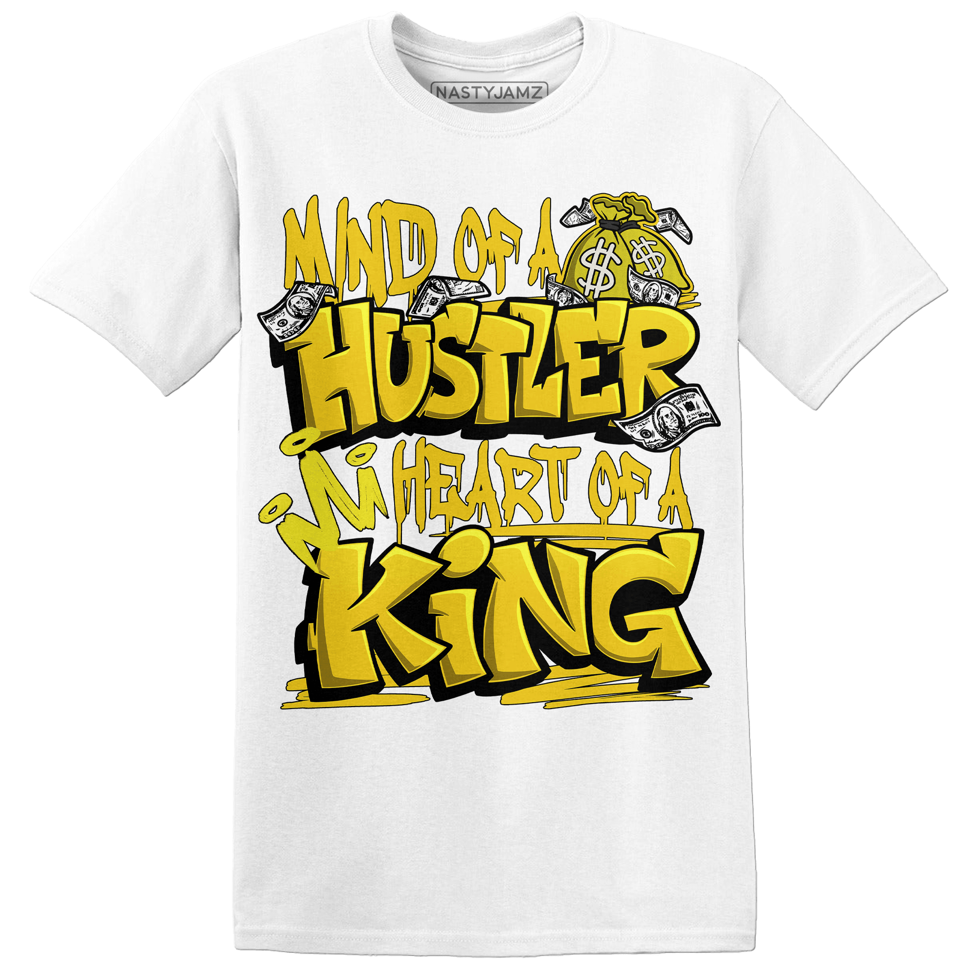 Vivid Sulfur 4s T Shirt Match Hustler Heart King - NastyJamz