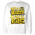 Vivid Sulfur 4s Sweatshirt Match Hustler Heart King - NastyJamz