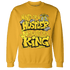 Vivid Sulfur 4s Sweatshirt Match Hustler Heart King - NastyJamz