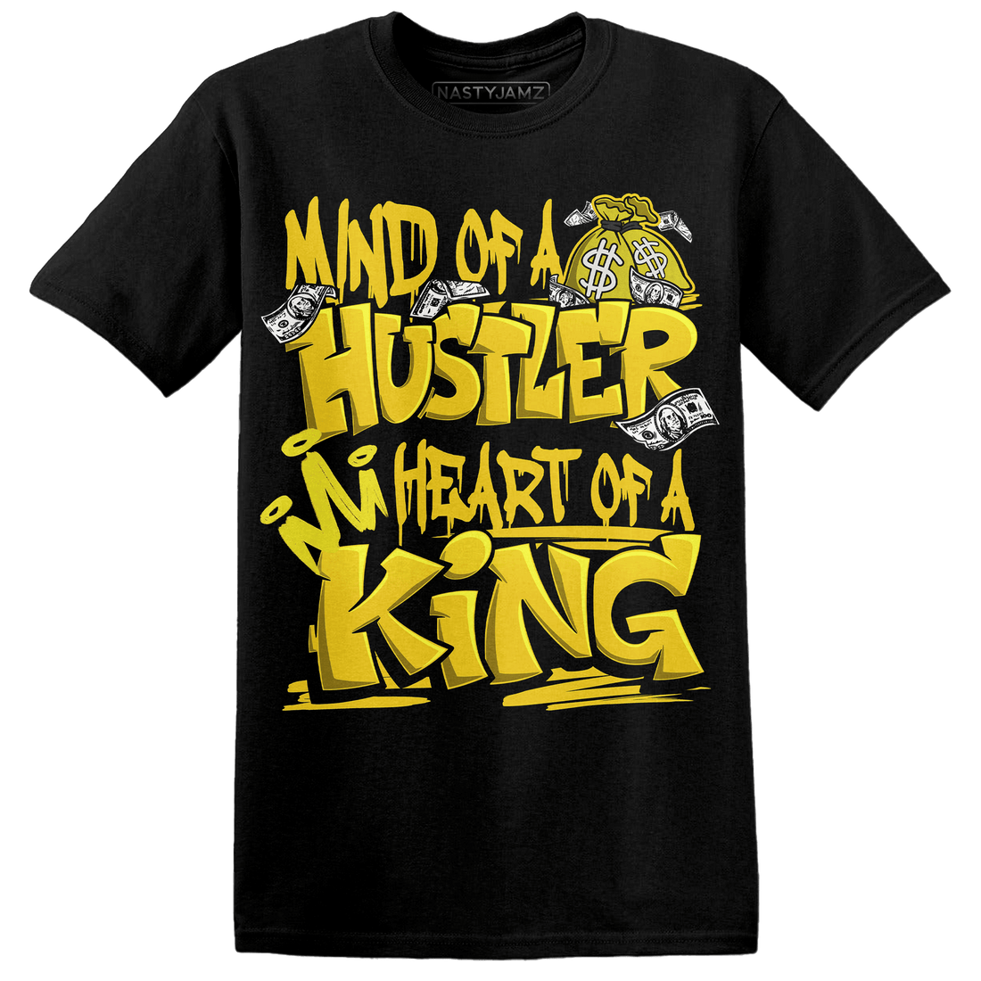 Vivid Sulfur 4s T Shirt Match Hustler Heart King - NastyJamz