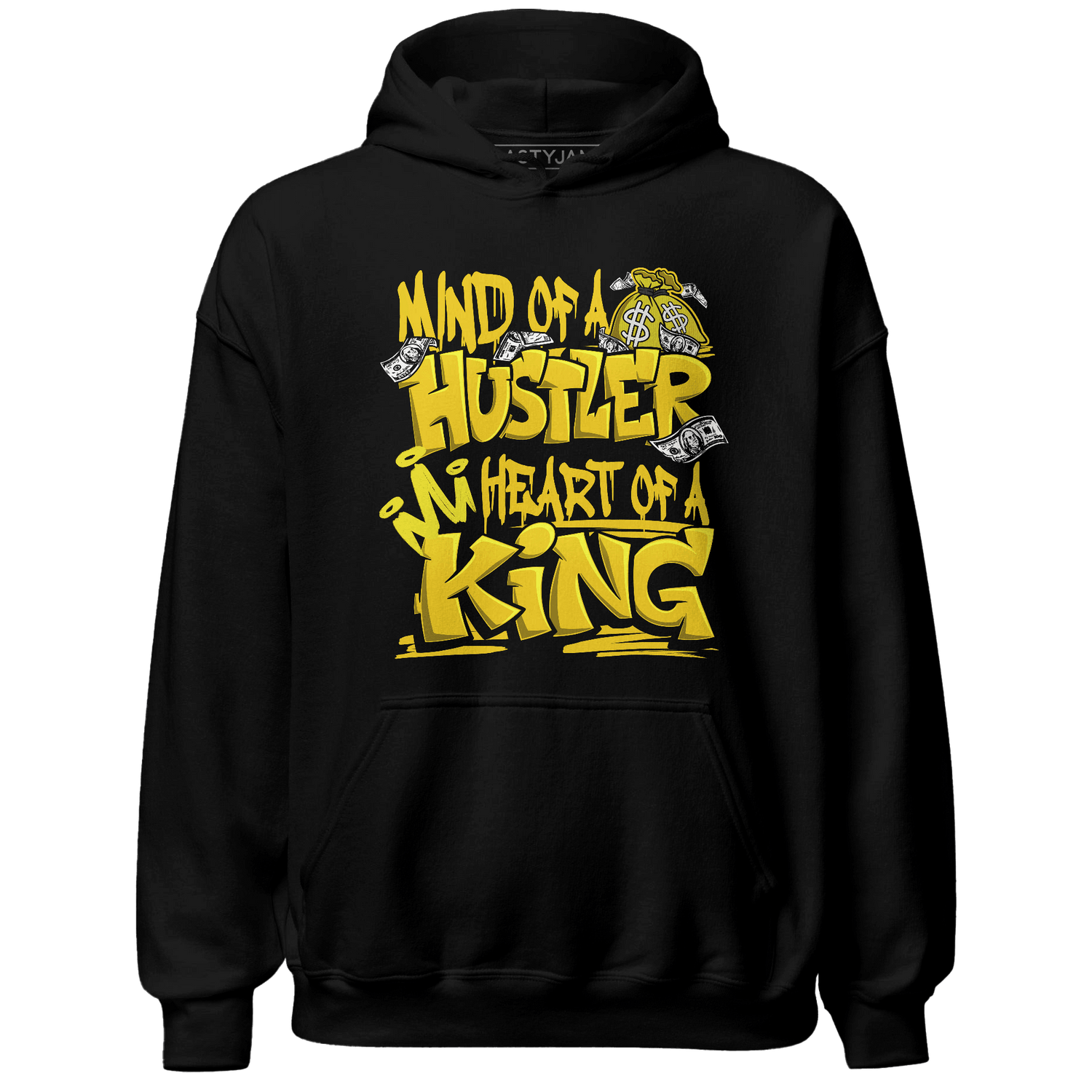 Vivid Sulfur 4s Hoodie Match Hustler Heart King - NastyJamz