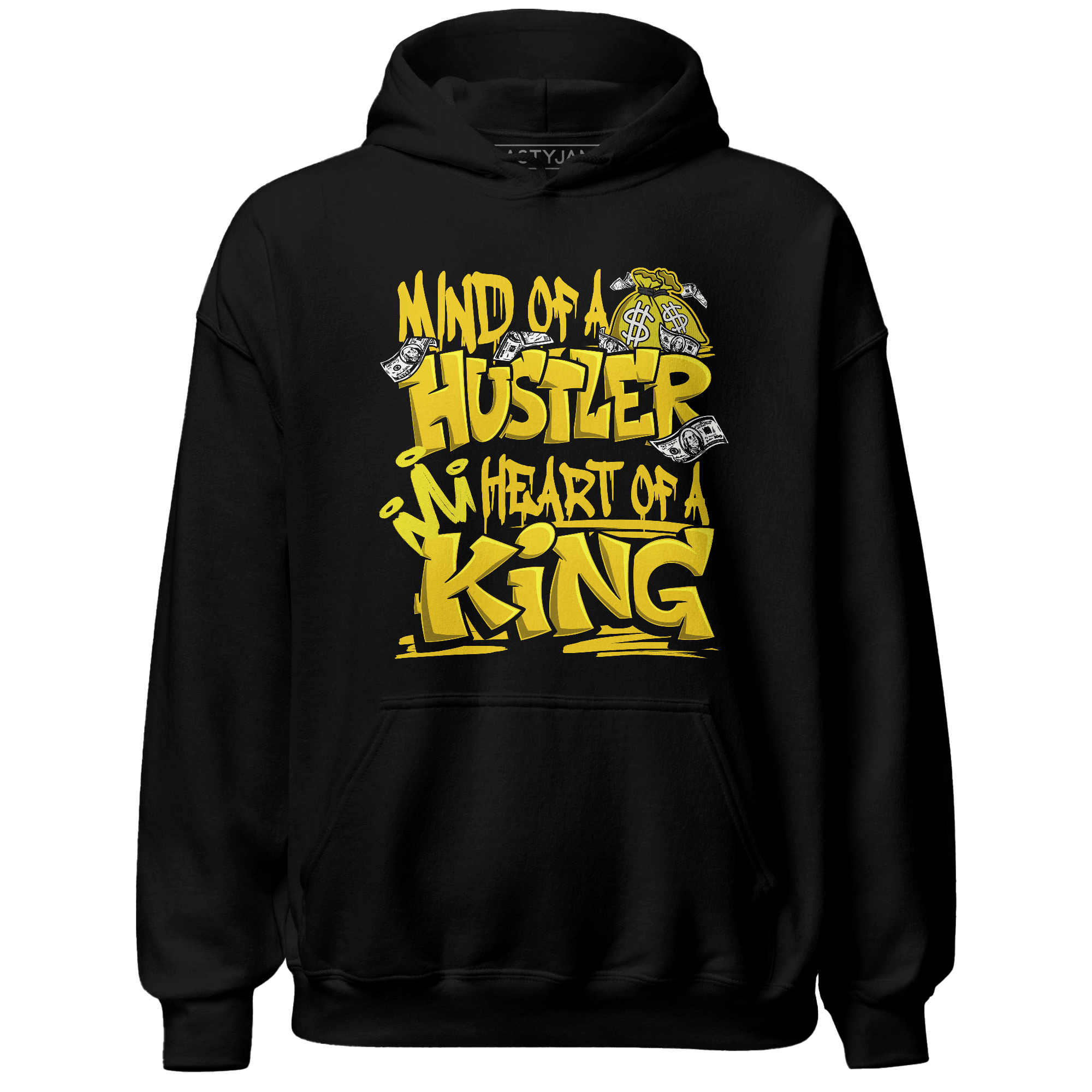 Vivid Sulfur 4s Hoodie Match Hustler Heart King - NastyJamz