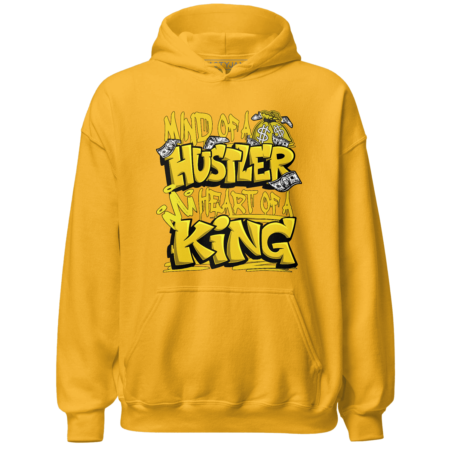 Vivid Sulfur 4s Hoodie Match Hustler Heart King - NastyJamz