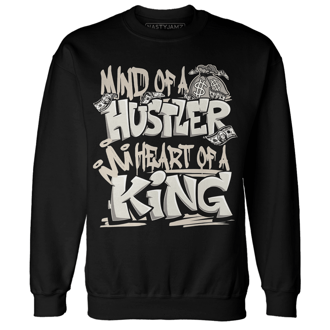 SE Sail 5s Sweatshirt Match Hustler Heart King - NastyJamz