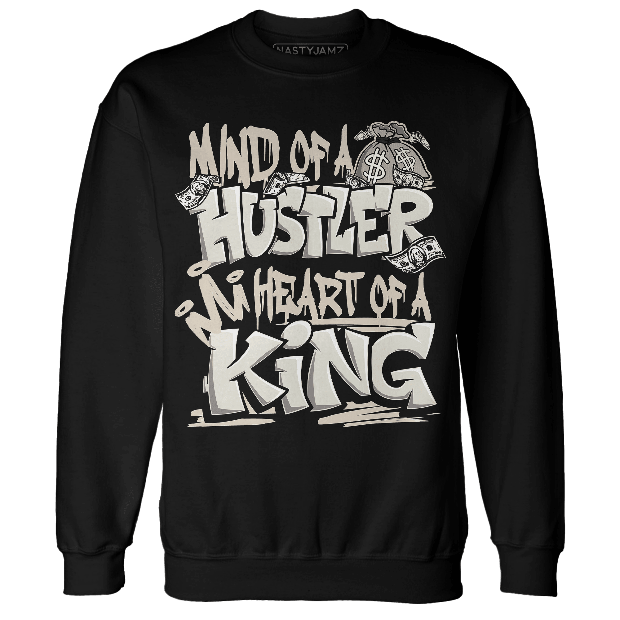 SE Sail 5s Sweatshirt Match Hustler Heart King - NastyJamz