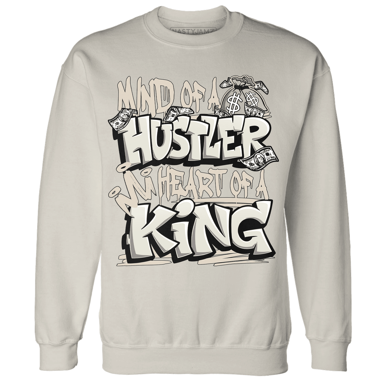 SE Sail 5s Sweatshirt Match Hustler Heart King - NastyJamz