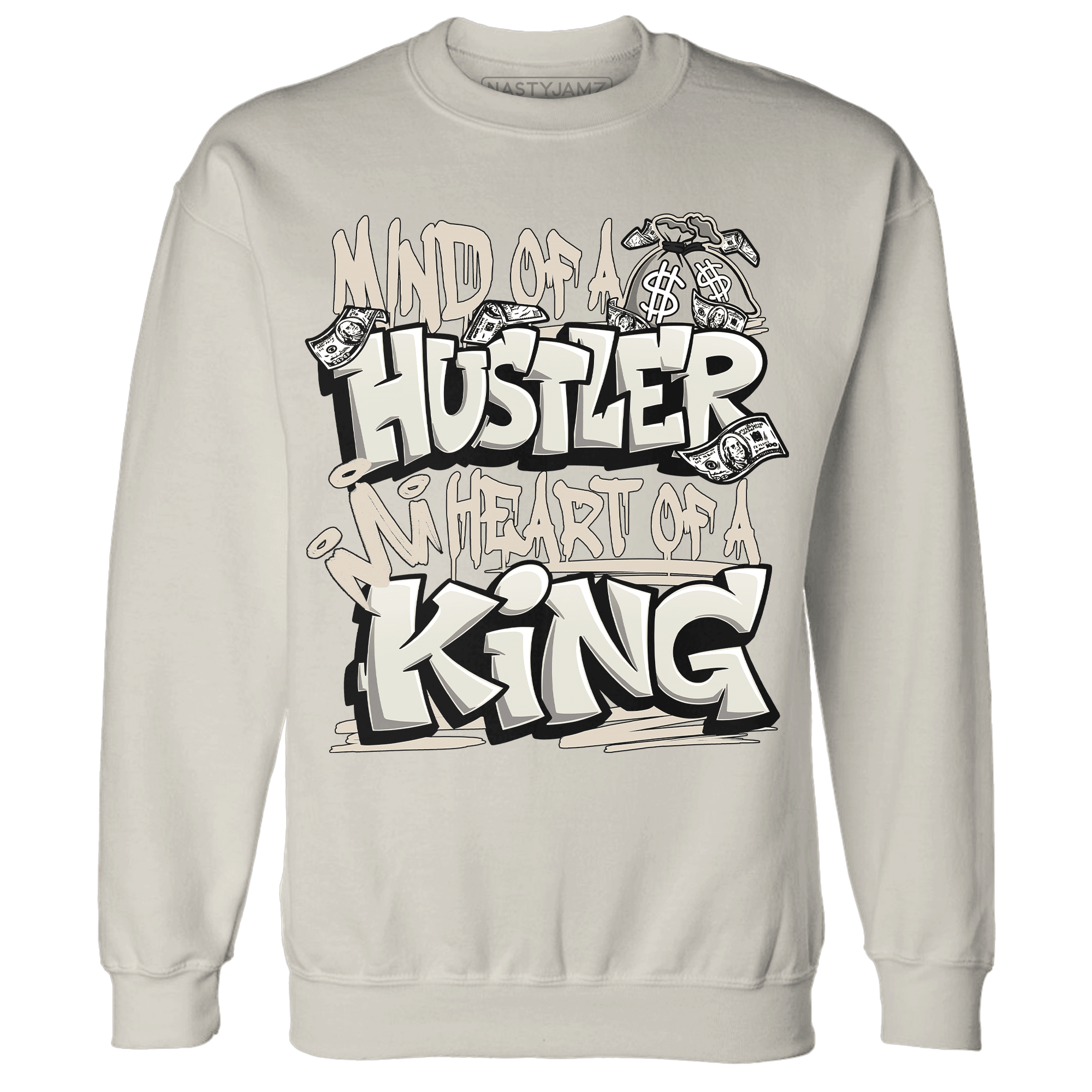 SE Sail 5s Sweatshirt Match Hustler Heart King - NastyJamz