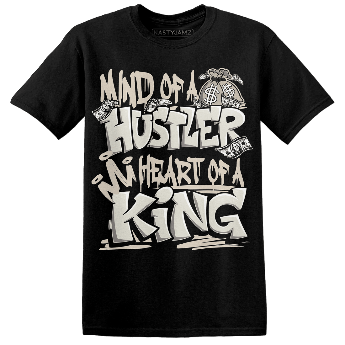 SE Sail 5s T Shirt Match Hustler Heart King - NastyJamz