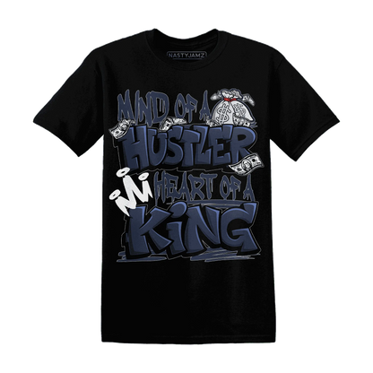 White-Navy-6s-T-Shirt-Match-Hustler-Heart-King