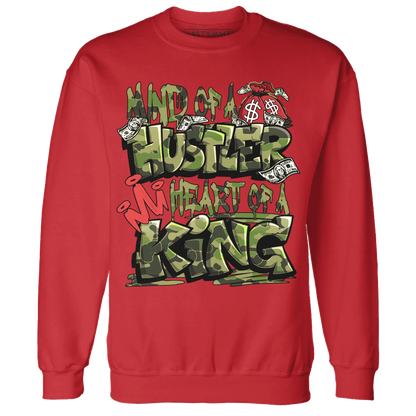 AM-90-Dark-Sage-Solar-Red-NastyJamz-Sweatshirt-Match-Hustler-Heart-King