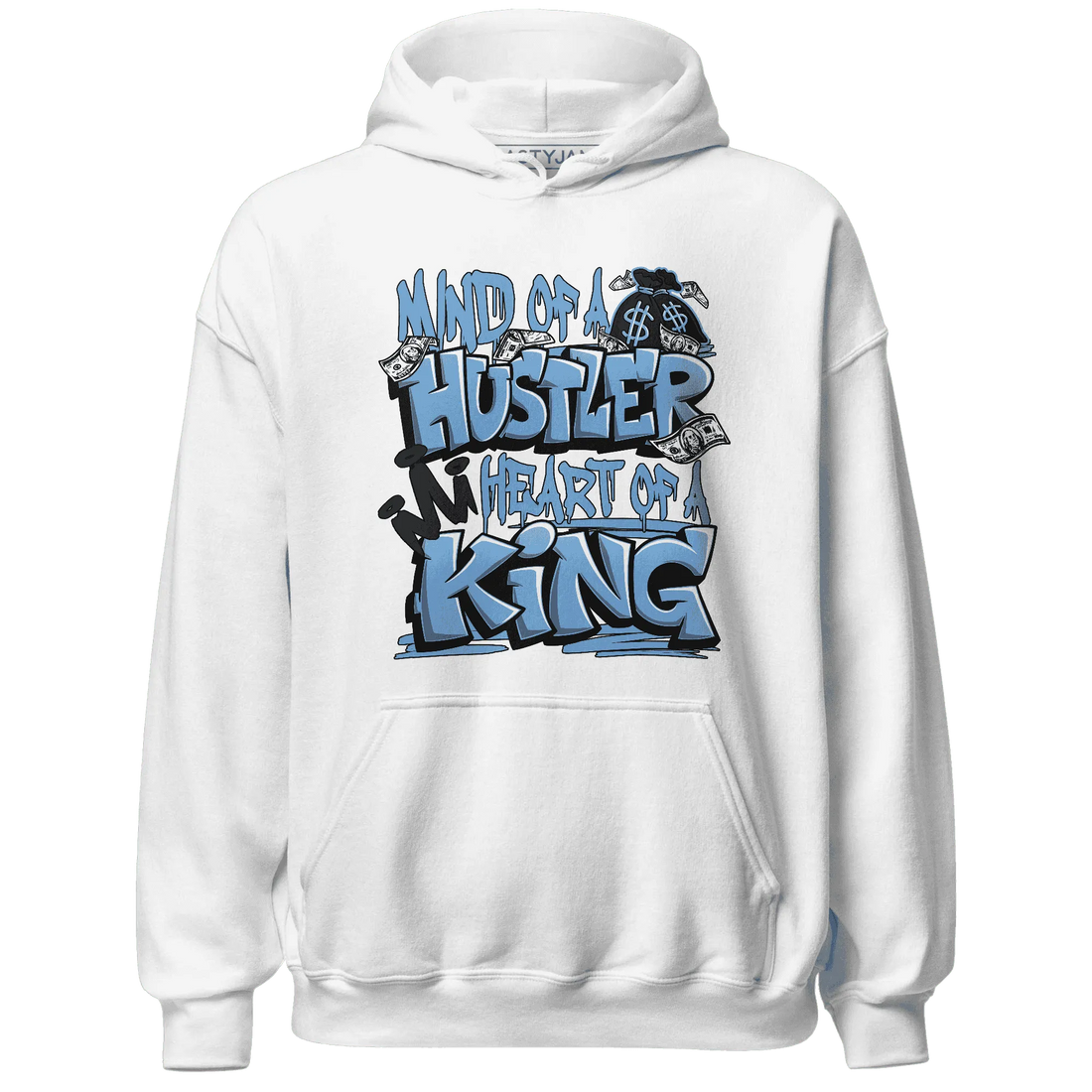 NastyJamz-AM-Plus-Black-Univercitii-Blue-Hoodie-Match-Hustler-Heart-King