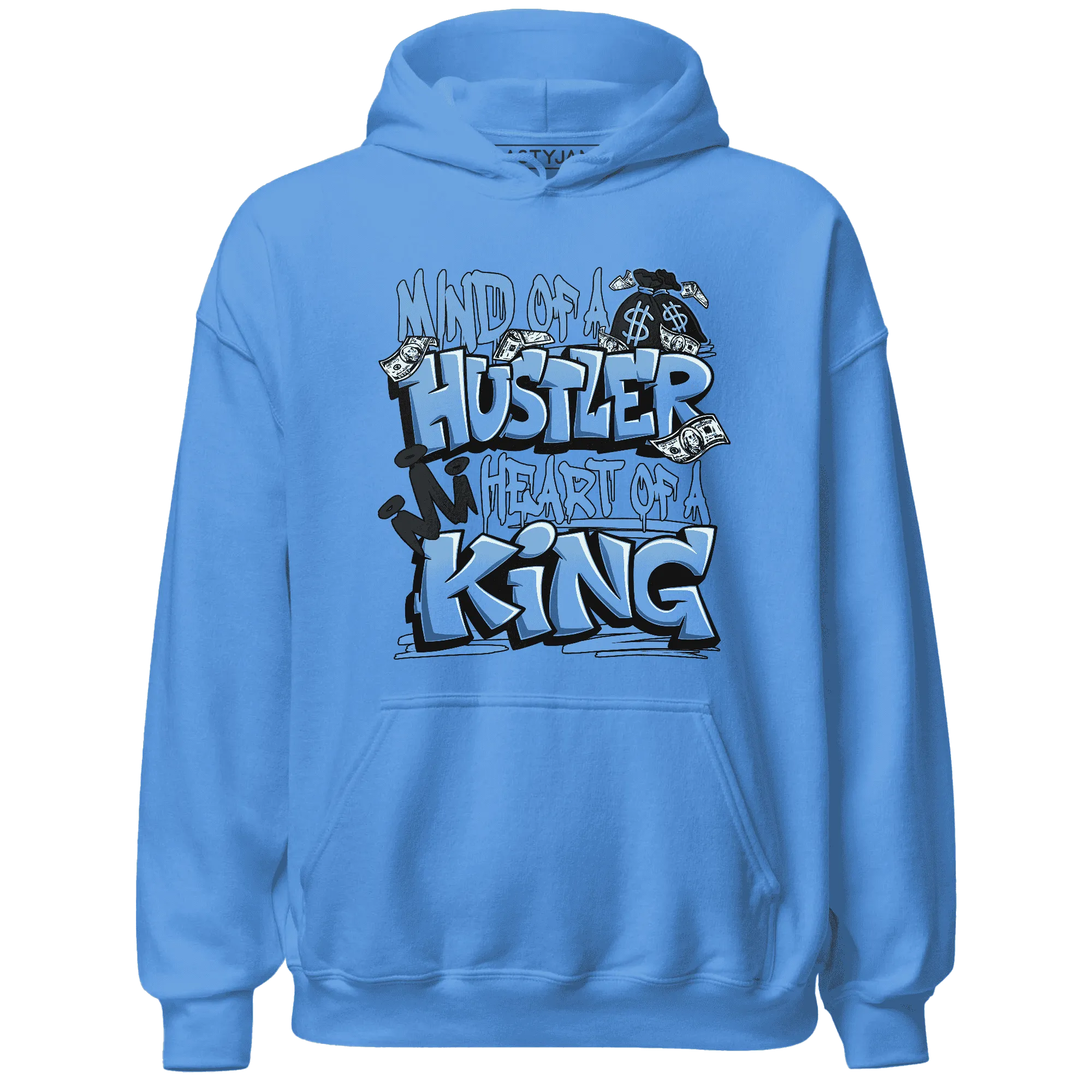 NastyJamz-AM-Plus-Black-Univercitii-Blue-Hoodie-Match-Hustler-Heart-King