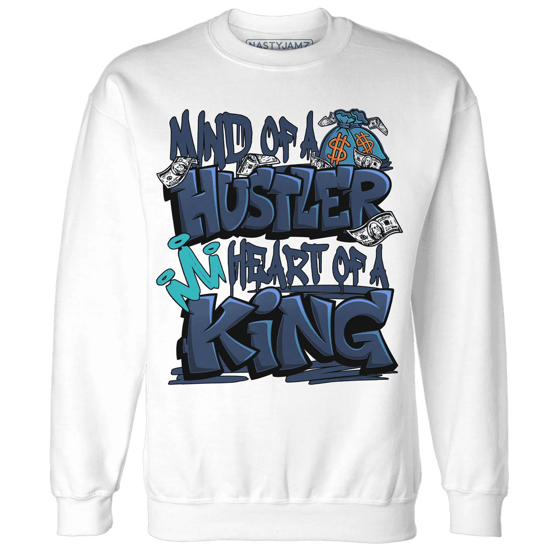 NastyJamz-AM-Plus-Drift-Midnight-Navy-Total-Orange-Dusty-Cactus-Sweatshirt-Match-Hustler-Heart-King