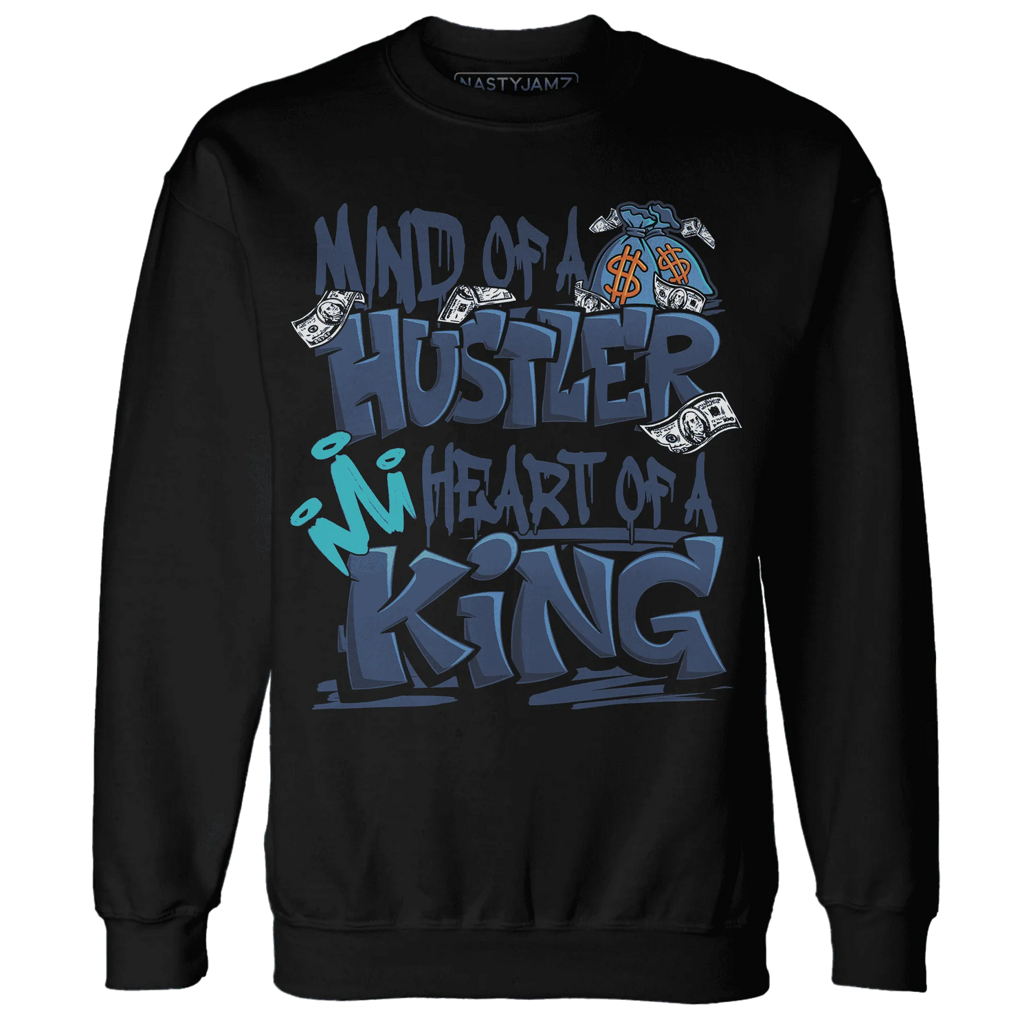 NastyJamz-AM-Plus-Drift-Midnight-Navy-Total-Orange-Dusty-Cactus-Sweatshirt-Match-Hustler-Heart-King