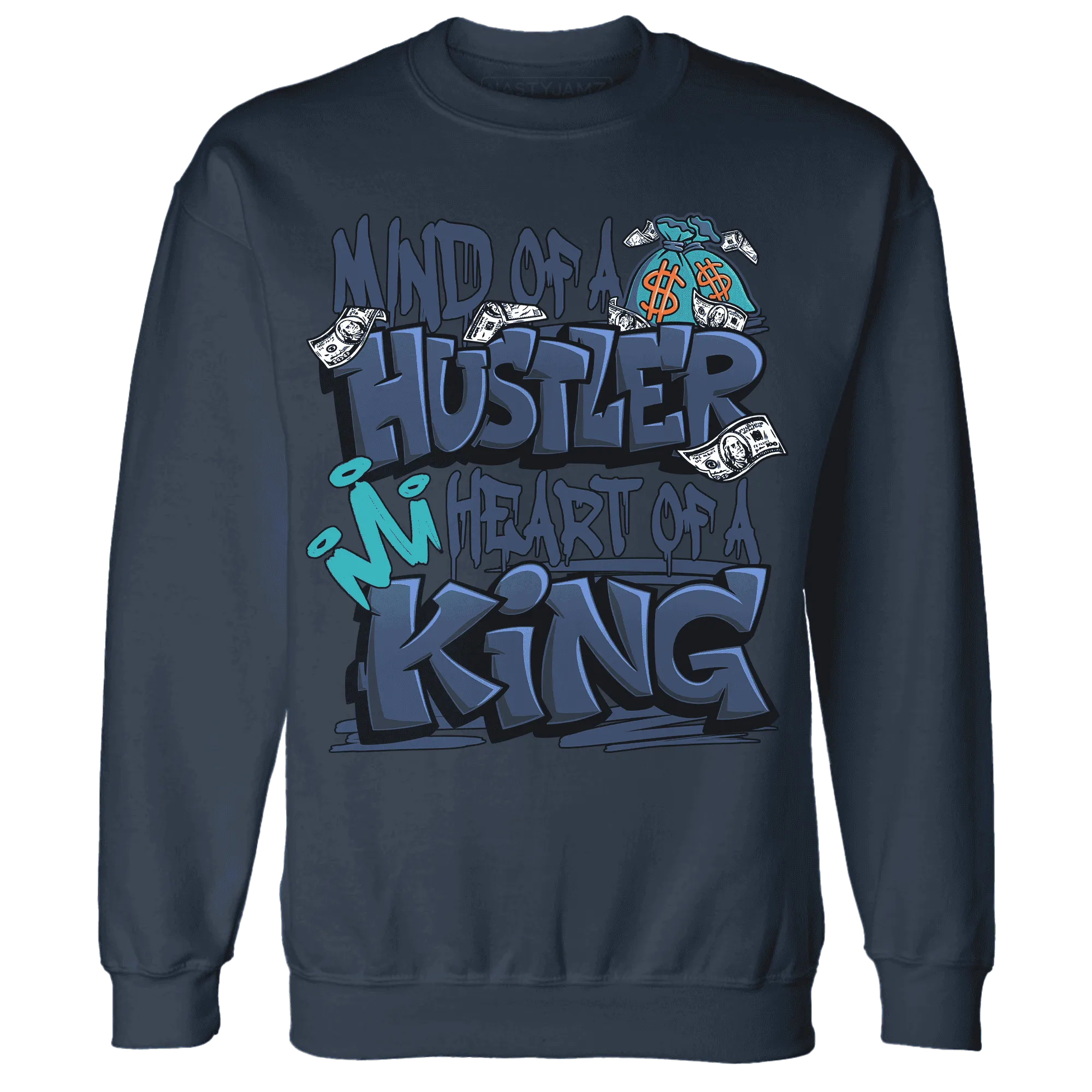 NastyJamz-AM-Plus-Drift-Midnight-Navy-Total-Orange-Dusty-Cactus-Sweatshirt-Match-Hustler-Heart-King