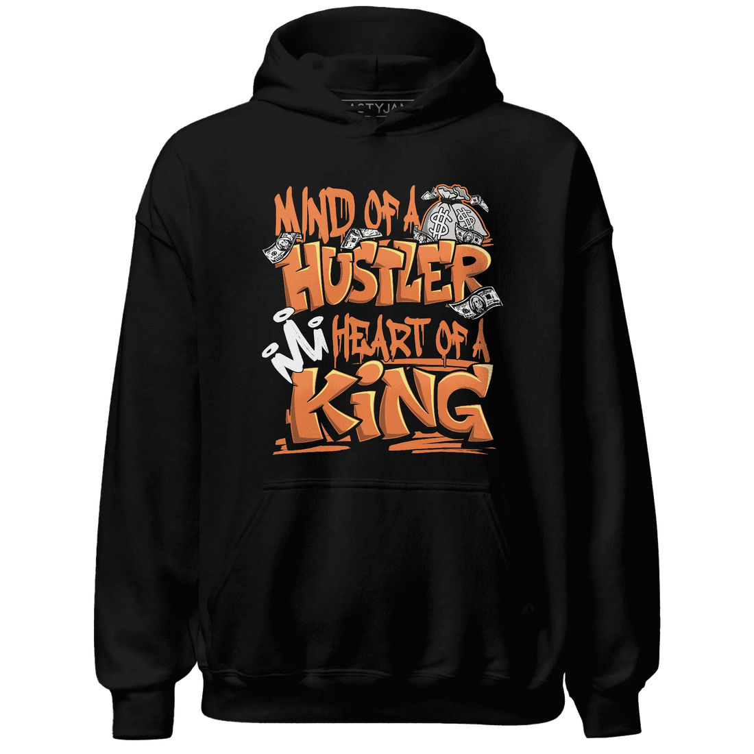 NastyJamz-AM-TW-White-Orange-Hoodie-Match-Hustler-Heart-King