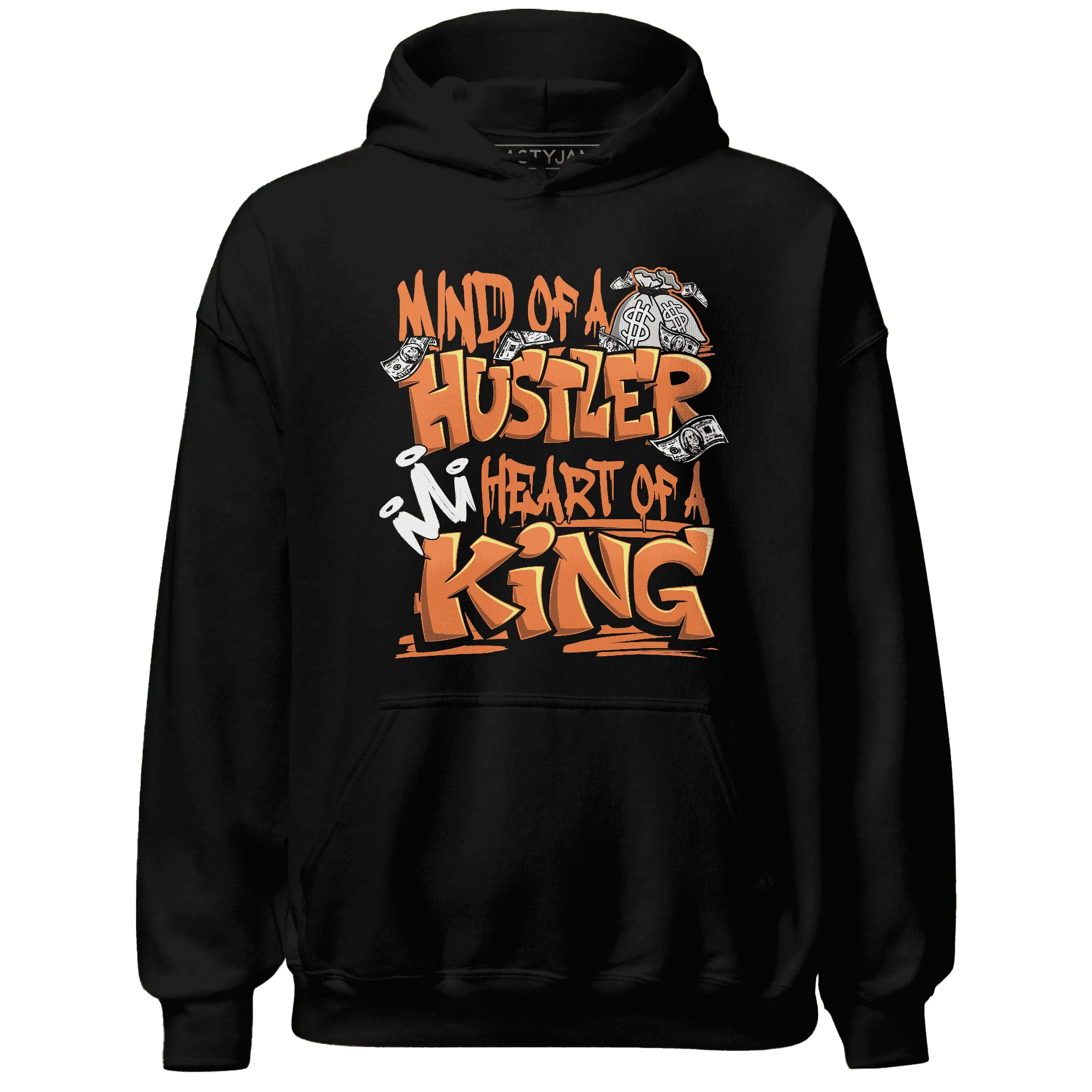 NastyJamz-AM-TW-White-Orange-Hoodie-Match-Hustler-Heart-King