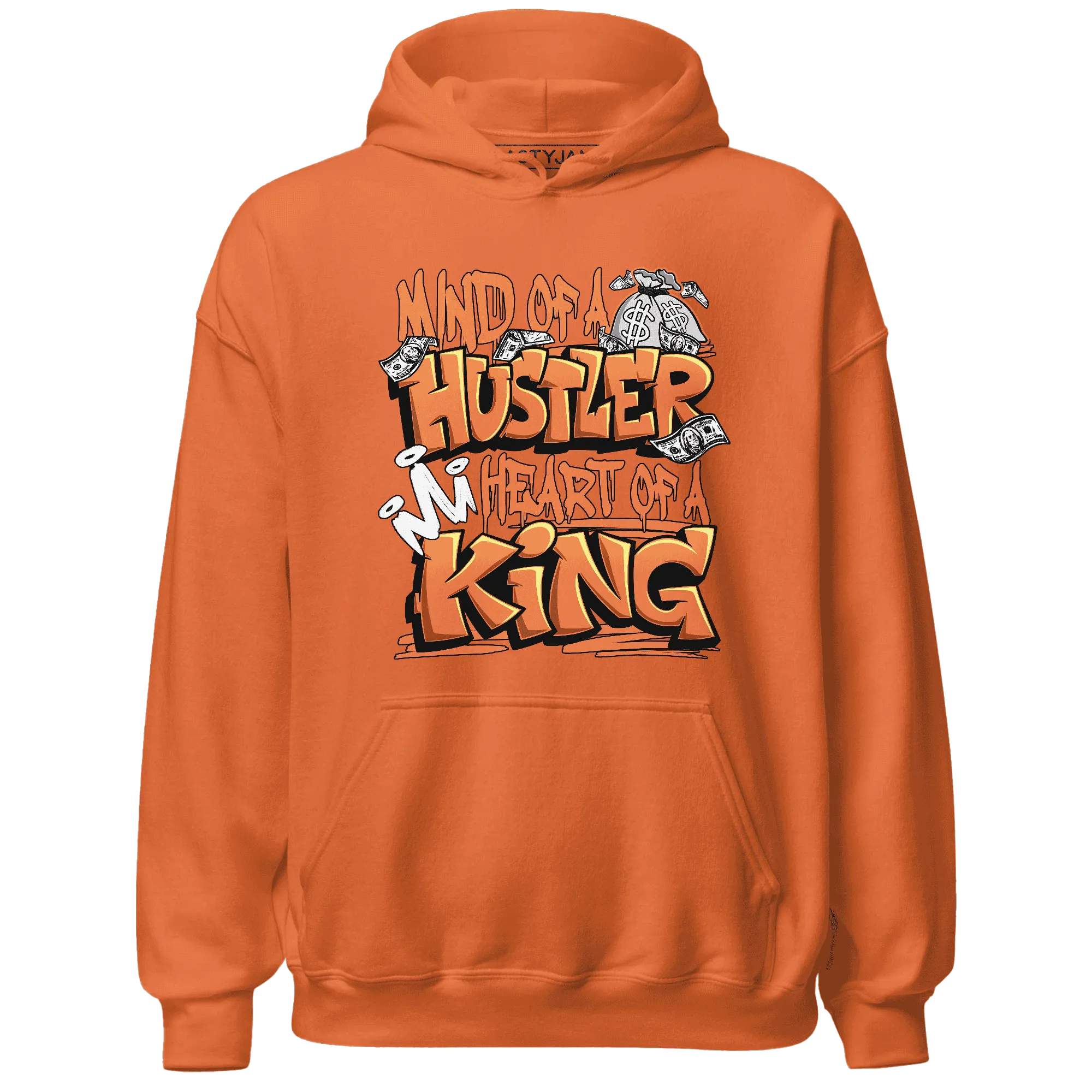 NastyJamz-AM-TW-White-Orange-Hoodie-Match-Hustler-Heart-King