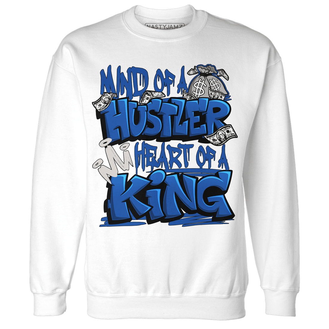 Air Max 1 86 Royal Sweatshirt Match Hustler Heart King - NastyJamz