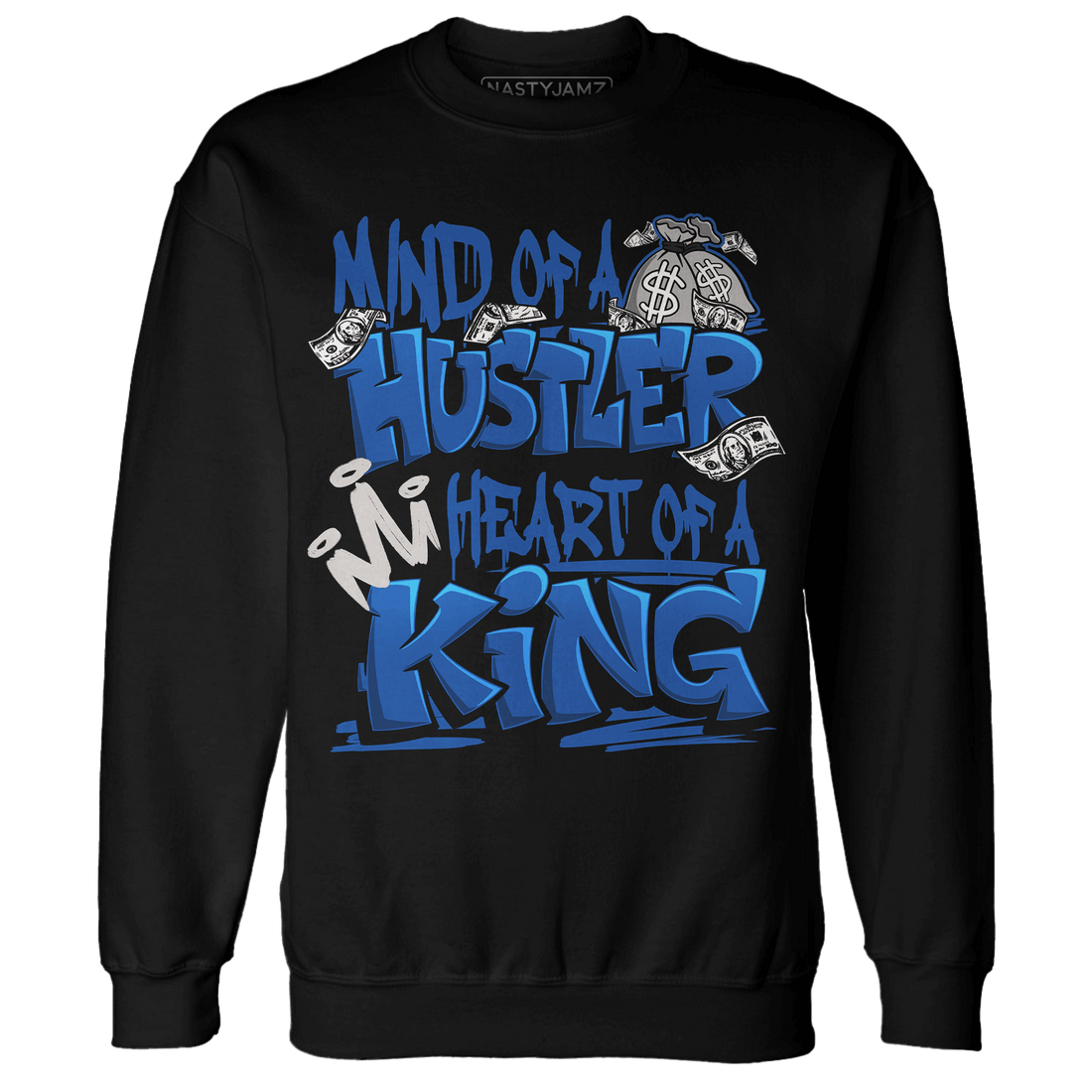 Air Max 1 86 Royal Sweatshirt Match Hustler Heart King - NastyJamz