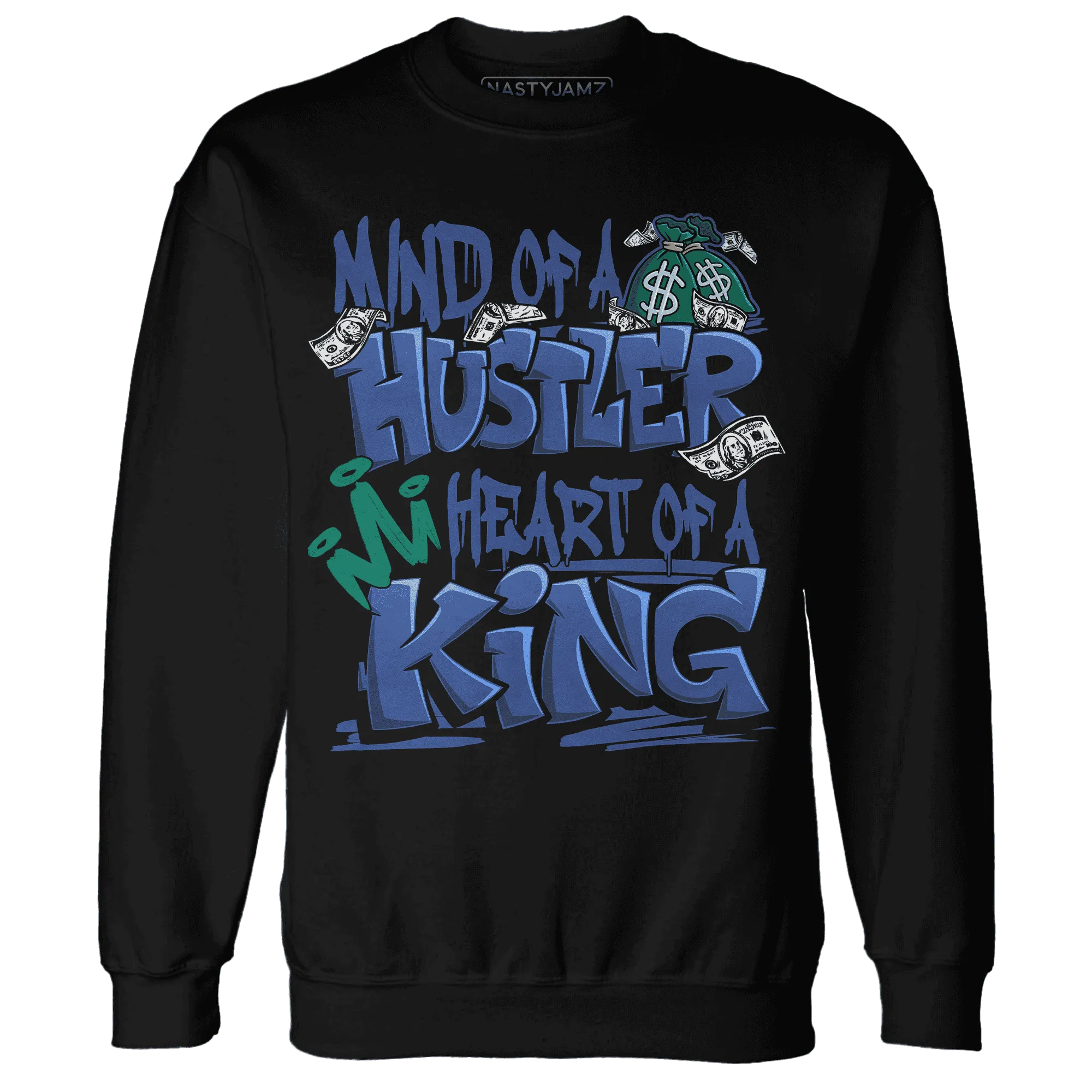 Dunk-Hyper-Royal-Malachite-NastyJamz-Sweatshirt-Match-Hustler-Heart-King